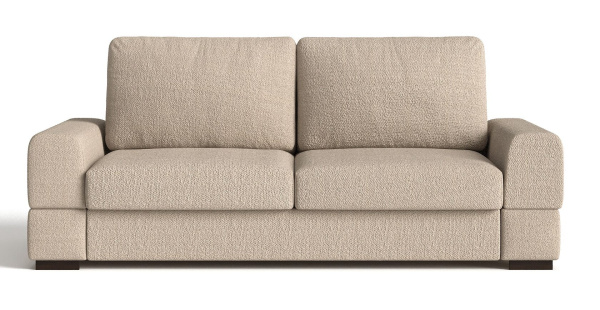 Диван прямой Поло велюр бежевый